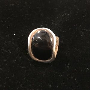 Sterling Silver Onyx Ring